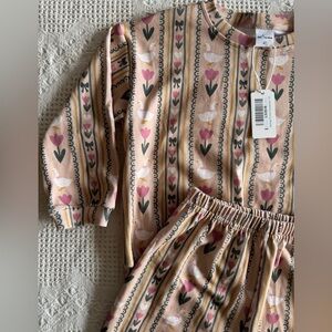 Little One Shop Spring Goose Sweatset 4T New With Tags